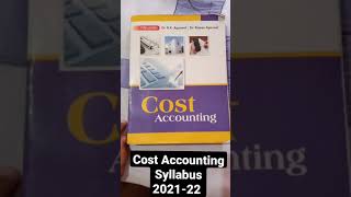 Cost Accounting Syllabus 2025-26 Bcom 2 year | bba | cost Accounting