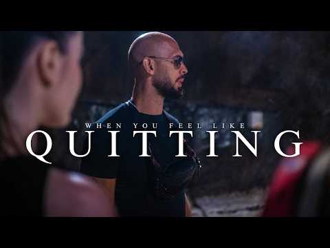 WHEN YOU FEEL LIKE QUITTING - Andrew Tate Motivation for 2026 | New Year Motivational Speech