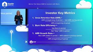 Metrics That Matter NOW to Investors with Maxio | SaaStr Software Community