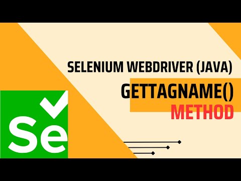 Selenium getTagName method in Java | FullStackSDET