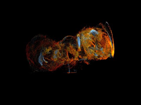 Particle Chaos | Made using Houdini Particle Simulation