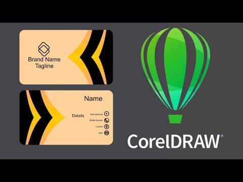 visiting card for business design in coreldraw x5 | visiting card design in coreldraw x5 tutorial.