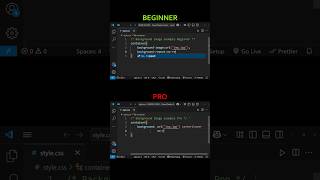 Beginner Vs Pro Frontend Developer | DO YOU AGREE ? #coding #webdesign #frontend #css #shorts