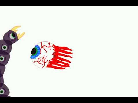 Terraria- Eye of Cthulhu vs Eater of Worlds Animation.