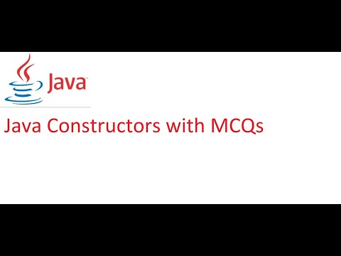 Java Constructors  with MCQs | Java Beam Channel| Core Java Interview Questions