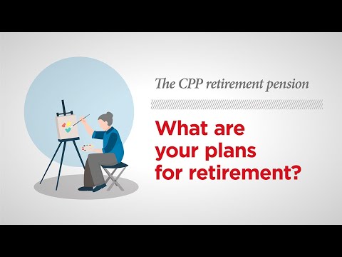 The CPP retirement pension — How it works