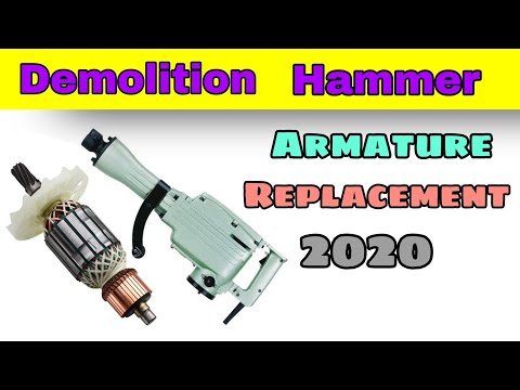 Demolition Hammer 1900W Armature Replacement 2020||How To Fix|| #demolitionhammer #howtofix