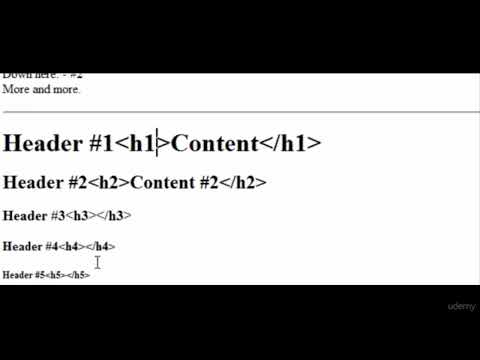 Headers And Paragraphs - HTML