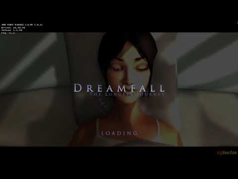 Dreamfall: The Longest Journey dgVoodoo+DXVK Linux test