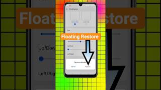 Floating Restore Setting 🔄 Realme Narzo N65 5G Me #ytsurajbhaiya #youtubeshorts