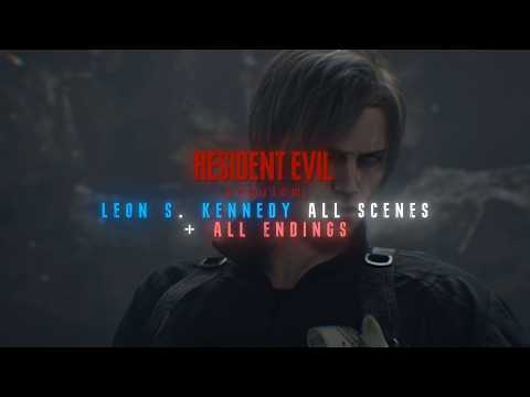 Leon Kennedy All Cutscenes + Both Endings (Full Movie) | Resident Evil Requiem