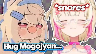 Mococo snored so loud when Fuwawa hugged her in her sleep