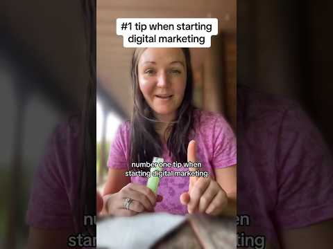 #1 TIP when starting digital marketing..😮 #affiliatemarketing #workfromhome #shorts