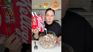 From Small to Giant Froot Loops Breakfast Cereal 🥣 #shorts #funny #viral