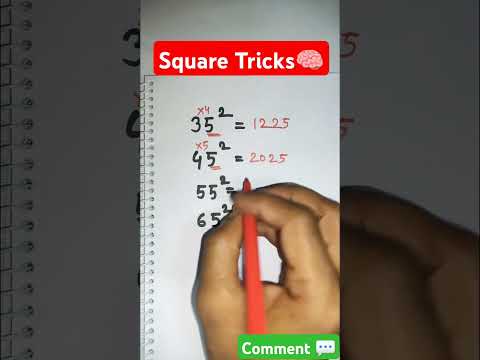 Tricks to square 2 digit quickly #IQ #IIT #IITJEE #QuickMath #BrainGames #Shorts #youtubeshorts