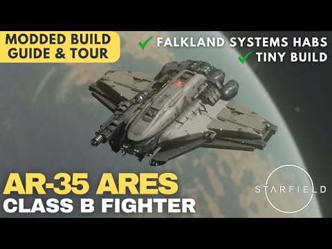 The Ares Inferno of Starfield - Class B Heavy Fighter | Starfield Ship Build Guide