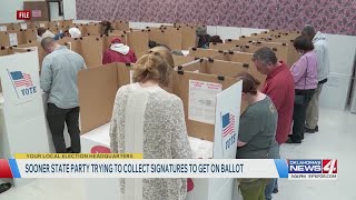 Sooner State Party trying to collect signatures to get on ballot