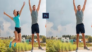 How to Quickly Remove Unwanted People using Photoshop | Object Selection | #7