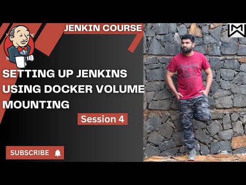 Setting up Jenkins using Docker Volume Mounting | Jenkins Course Session 4 | Live demo #devopslover
