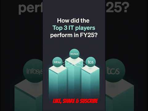 India's Top 3 IT Companies performance in FY2025 #itservice #itsector #tcs #infosys #hcltech