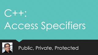 (C++) Access Specifiers