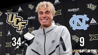 UCF 34, North Carolina 9 - QB Tayven Jackson Press Conference ⚔️🏈