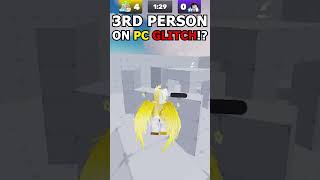 3RD PERSON ON PC GLITCH!?😱 #roblox #rivals #robloxrivals #rivalsroblox
