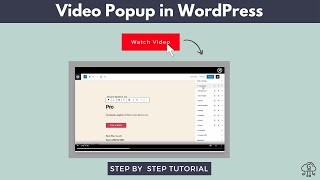 How to Create Video Popup in WordPress Using CSS and JS | WordPress Tips and Tricks