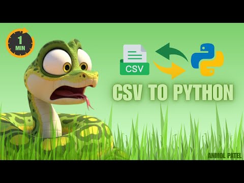 How to Read CSV File in Python using Pandas in One Minute.