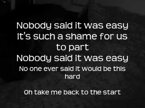 Cold Play - Scientist with Lyrics