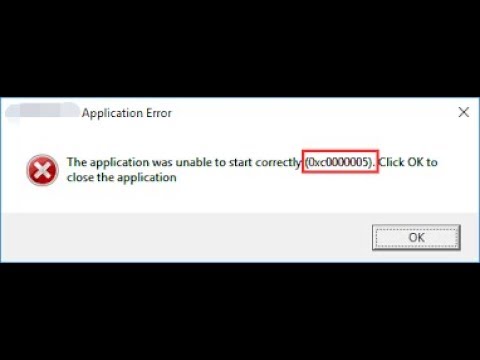 How To Fix Error 0xc000005 in Windows 7/8 and 10
