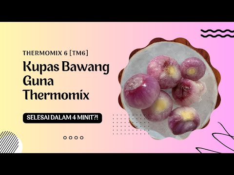 Kupas Bawang Guna Thermomix (TM6) - Blade Cover & Peeler