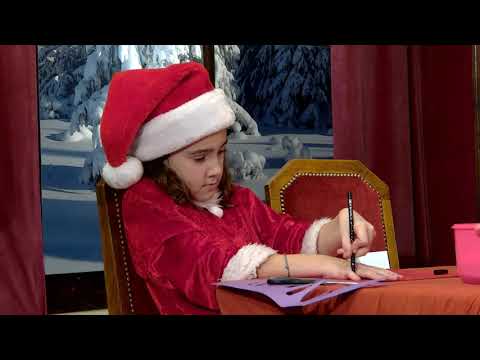 Kerstelf Elsa knutselt