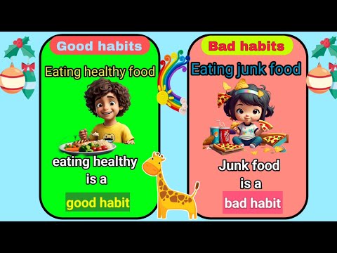 Learn Good Habits and Avoid Bad Habits | Good Habits for a Happy Life | Educational Video for Kids