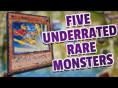 TOP FIVE UNDERRATED RARE MONSTER CARDS in YuGiOh MASTER DUEL! (LEGACY PACKS)