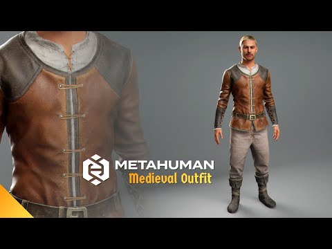 Medieval Outfit for Metahuman - Parametric