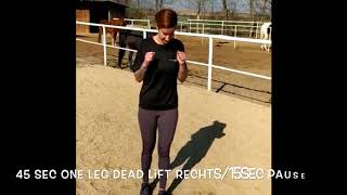 Codetraining@home: Workout für die Beine (ca. 30 min)