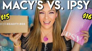 Ipsy Glam Bag Vs. Macy's Beauty Box September 2025 | SUBSCRIPTION BOX UNBOXINGS