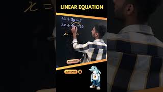 Linear Equation | #viral #doubtpucho #math #shorts #mathstricks