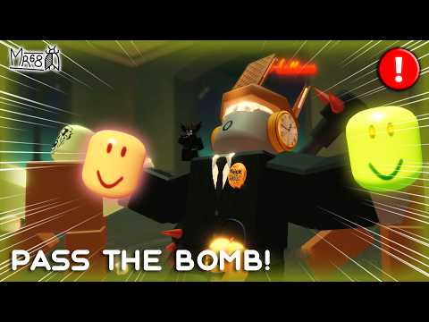 a 🎃spooky bomb game // Pass the Bomb #2 // Roblox