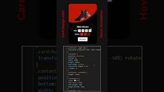 Card Design with hover Animation 😍#coding #cssanimation #webdevelopment #css3animation