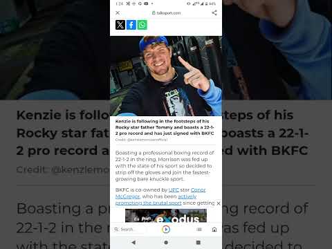 b.k.f.c signing,Tommy Morrisons son