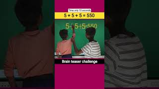 Brain 🤩 teaser Challenge -IQ test 🧠! #students #school #study #iqtes #education