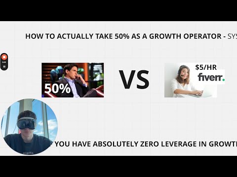 How To Actually Take 50% As A Growth Operator
