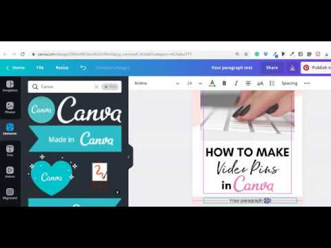 How to Make Video Pins in Canva