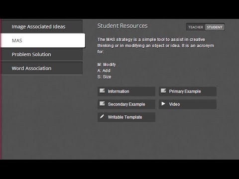 MAS (Modify, Add, Size) for Students