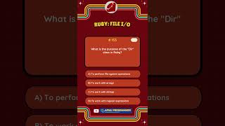 Quiz 153: Master Ruby Programming in 30 Seconds! #quiz #ruby #shorts #codingfacts