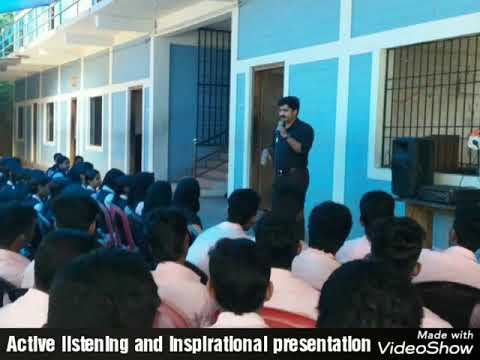 Pragathi college , kannur - Active listening and inspirational presentation 2k15