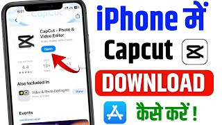 iPhone Me Capcut Kaise Download Kare | How To Download Capcut In iPhone | Capcut Download iPhone