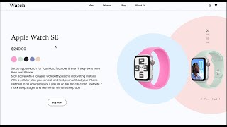 Webpage animation in Figma